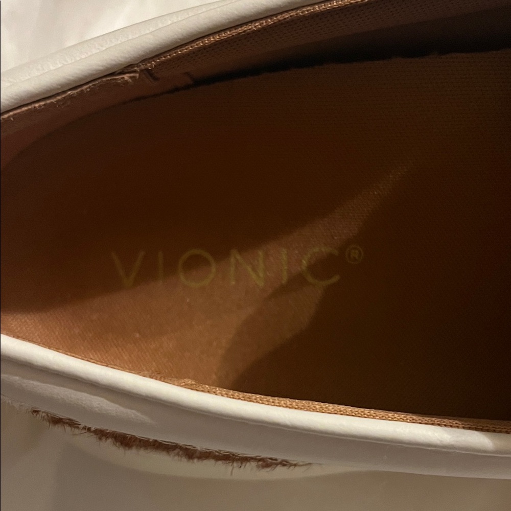 Vionic platform Cowhide Patterned Slip-On Loafers - image 2